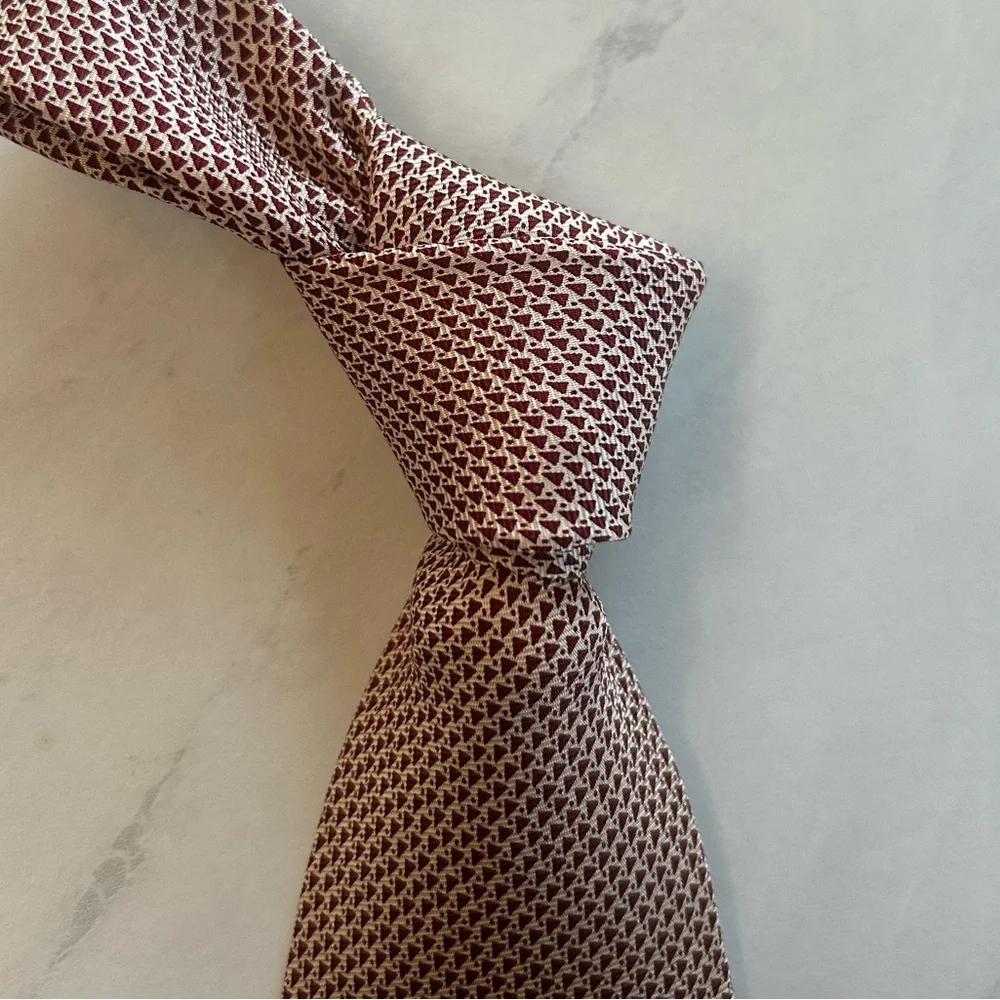 Polo by Ralph Lauren Red & Cream Tie